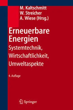 Kaltschmitt / Streicher / Wiese |  Erneuerbare Energien | eBook | Sack Fachmedien