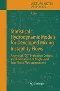 Llor |  Llor, A: Statistical Hydrodynamic Models for Developed Mixin | Buch |  Sack Fachmedien