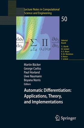 Bücker / Corliss / Hovland |  Automatic Differentiation | Buch |  Sack Fachmedien