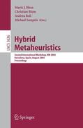 Blesa Aguilera / Sampels / Blum |  Hybrid Metaheuristics | Buch |  Sack Fachmedien