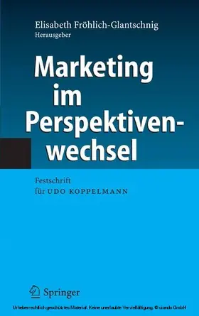 Fröhlich-Glantschnig | Marketing im Perspektivenwechsel | E-Book | www.sack.de