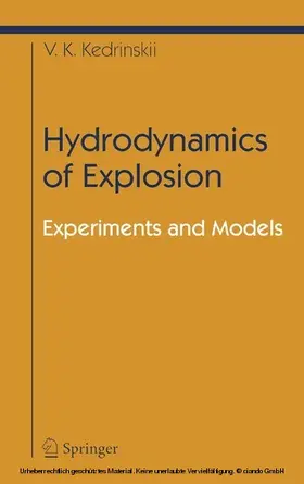 Kedrinskiy |  Hydrodynamics of Explosion | eBook | Sack Fachmedien