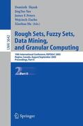 Slezak / Yao / Hu |  Rough Sets, Fuzzy Sets, Data Mining, and Granular Computing | Buch |  Sack Fachmedien
