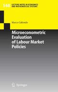 Caliendo |  Microeconometric Evaluation of Labour Market Policies | eBook | Sack Fachmedien