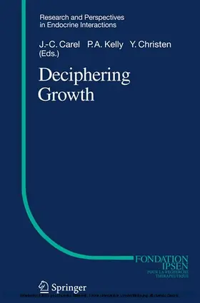 Carel / Kelly / Christen | Deciphering Growth | E-Book | www.sack.de
