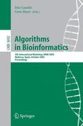 Casadio / Myers |  Algorithms in Bioinformatics | Buch |  Sack Fachmedien