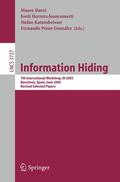 Barni / Herrera Joancomartí / Katzenbeisser |  Information Hiding | Buch |  Sack Fachmedien