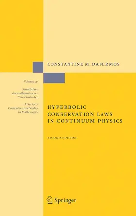 Dafermos |  Hyperbolic Conservation Laws in Continuum Physics | eBook | Sack Fachmedien
