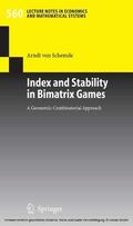 Schemde |  Index and Stability in Bimatrix Games | eBook | Sack Fachmedien