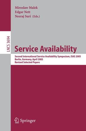 Malek / Suri / Nett |  Service Availability | Buch |  Sack Fachmedien