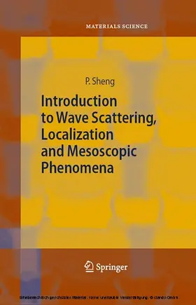 Sheng | Introduction to Wave Scattering, Localization and Mesoscopic Phenomena | E-Book | www.sack.de