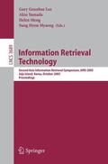 Yamada / Meng / Myaeng |  Information Retrieval Technology | Buch |  Sack Fachmedien