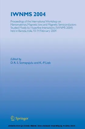 Somayajulu / Lieb | IWNMS 2004 | E-Book | www.sack.de