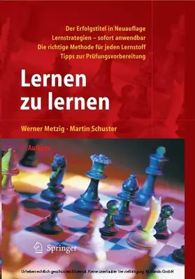 Metzig / Schuster |  Lernen zu lernen | eBook | Sack Fachmedien