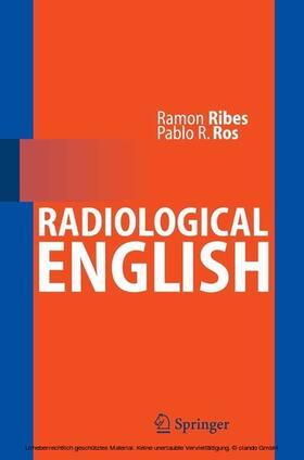 Ribes / Ros |  Radiological English | eBook | Sack Fachmedien