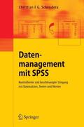 Schendera |  Datenmanagement mit SPSS | eBook | Sack Fachmedien