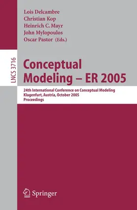 Kop / Pastor / Mayr |  Conceptual Modeling - ER 2005 | Buch |  Sack Fachmedien