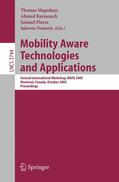 Magedanz / Venieris / Karmouch |  Mobility Aware Technologies and Applications | Buch |  Sack Fachmedien
