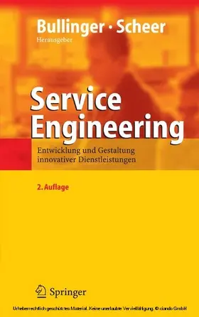 Bullinger / Schneider / Scheer | Service Engineering | E-Book | sack.de