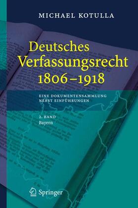 Kotulla |  Deutsches Verfassungsrecht 1806 bis 1918. Bd. 2 | Buch |  Sack Fachmedien