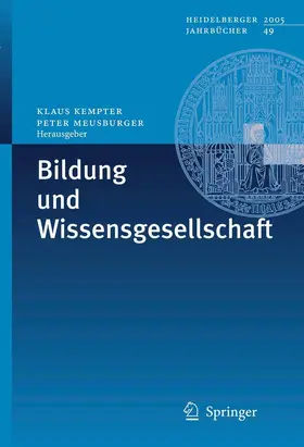 Kempter / Meusburger |  Bildung und Wissensgesellschaft | eBook | Sack Fachmedien