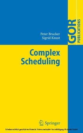 Brucker / Knust | Complex Scheduling | E-Book | sack.de