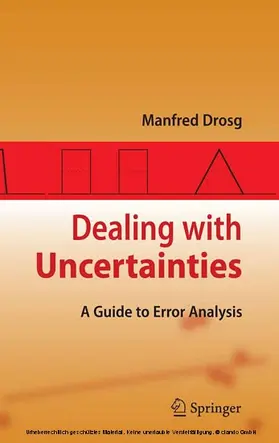 Drosg |  Dealing with Uncertainties | eBook | Sack Fachmedien