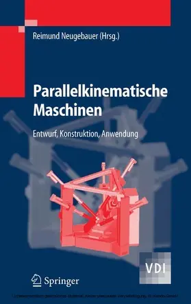 Neugebauer | Parallelkinematische Maschinen | E-Book | www.sack.de