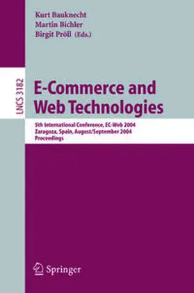 Bauknecht / Bichler / Pröll | E-Commerce and Web Technologies | E-Book | sack.de