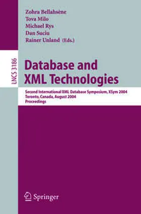 Bellahsène / Milo / Rys | Database and XML Technologies | E-Book | www.sack.de