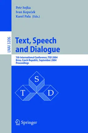 Sojka / Kopecek / Pala | Text, Speech and Dialogue | E-Book | sack.de