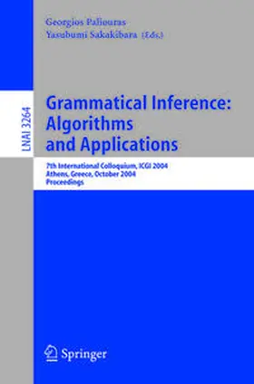 Paliouras / Sakakibara | Grammatical Inference: Algorithms and Applications | E-Book | sack.de