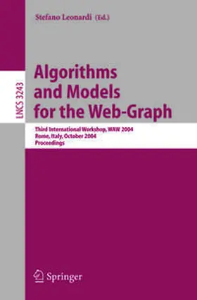 Leonardi | Algorithms and Models for the Web-Graph | E-Book | sack.de