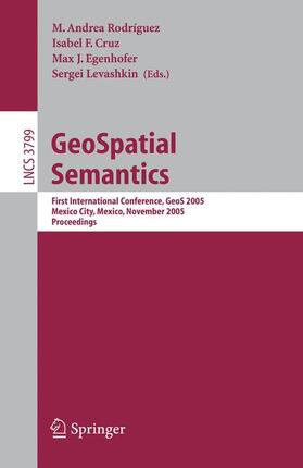 Rodriguez / Levashkin / Cruz |  GeoSpatial Semantics | Buch |  Sack Fachmedien