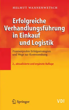 Wannenwetsch |  Erfolgreiche Verhandlungsführung in Einkauf und Logistik | eBook | Sack Fachmedien
