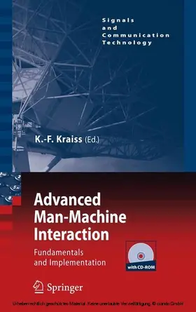 Kraiss | Advanced Man-Machine Interaction | E-Book | sack.de
