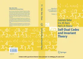 Nebe / Rains / Sloane | Self-Dual Codes and Invariant Theory | E-Book | sack.de