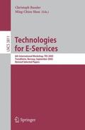 Bussler / Shan |  Technologies for E-Services | Buch |  Sack Fachmedien