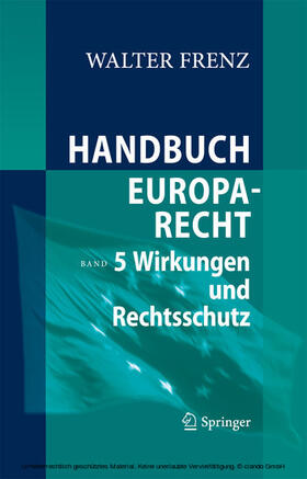 Frenz | Handbuch Europarecht | E-Book | sack.de