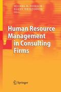 Hristozova / Domsch |  Human Resource Management in Consulting Firms | Buch |  Sack Fachmedien