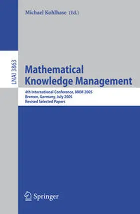Kohlhase | Mathematical Knowledge Management | E-Book | sack.de