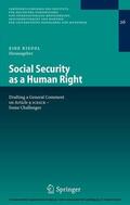 Riedel |  Social Security as a Human Right | eBook | Sack Fachmedien