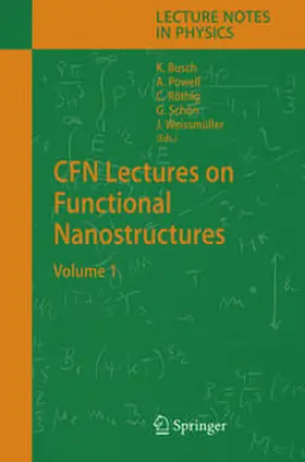 Busch / Powell / Röthig |  CFN Lectures on Functional Nanostructures | eBook | Sack Fachmedien