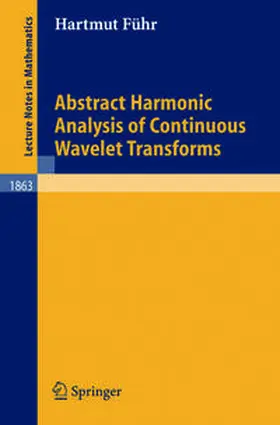 Führ | Abstract Harmonic Analysis of Continuous Wavelet Transforms | E-Book | www.sack.de