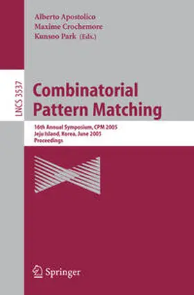 Apostolico / Crochemore / Park |  Combinatorial Pattern Matching | eBook | Sack Fachmedien