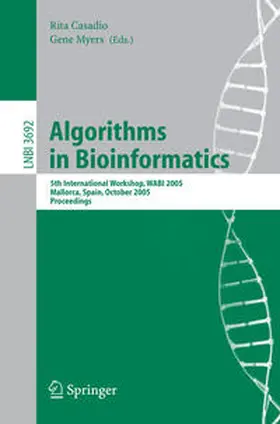Casadio / Myers |  Algorithms in Bioinformatics | eBook | Sack Fachmedien