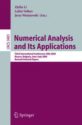 Li / Vulkov / Wásniewski | Numerical Analysis and Its Applications | E-Book | sack.de