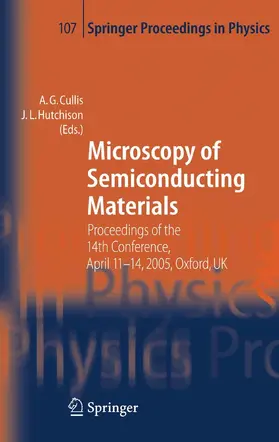 Cullis / Hutchison | Microscopy of Semiconducting Materials | E-Book | www.sack.de