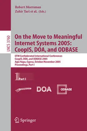 Tari | On the Move to Meaningful Internet Systems 2005: CoopIS, DOA, and ODBASE | E-Book | sack.de