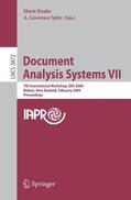 Spitz / Bunke |  Document Analysis Systems VII | Buch |  Sack Fachmedien